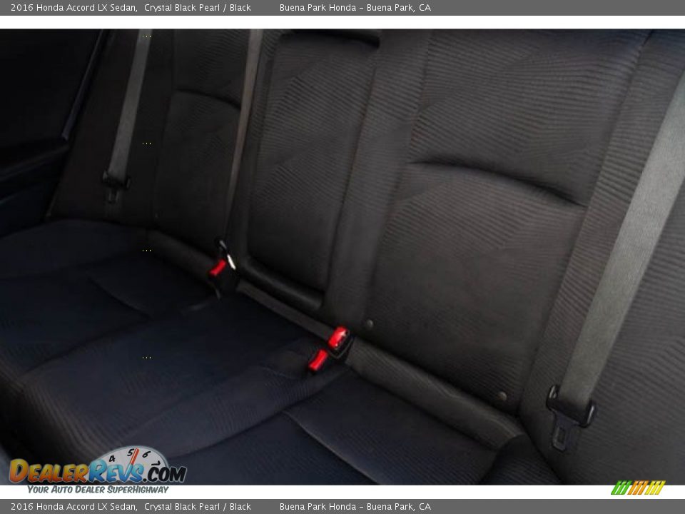 2016 Honda Accord LX Sedan Crystal Black Pearl / Black Photo #17