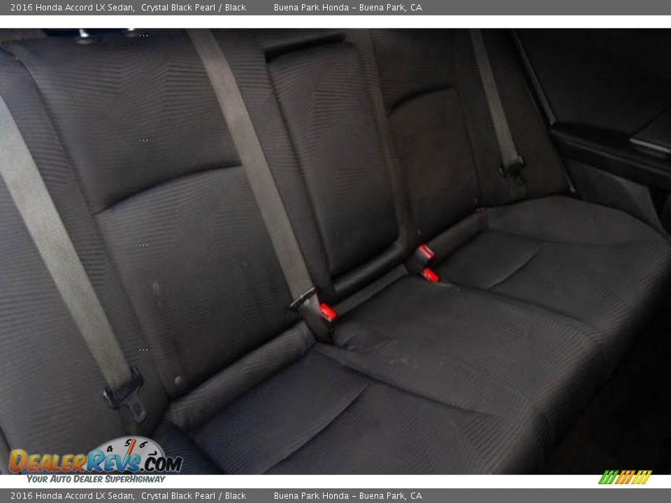 2016 Honda Accord LX Sedan Crystal Black Pearl / Black Photo #20