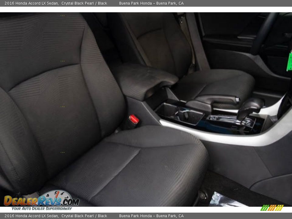 2016 Honda Accord LX Sedan Crystal Black Pearl / Black Photo #22