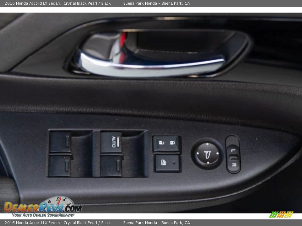 2016 Honda Accord LX Sedan Crystal Black Pearl / Black Photo #27