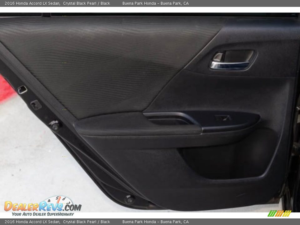 2016 Honda Accord LX Sedan Crystal Black Pearl / Black Photo #28