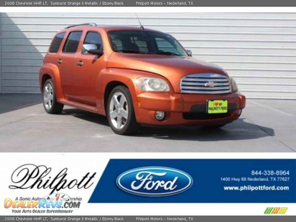 2008 Chevrolet HHR LT Sunburst Orange II Metallic / Ebony Black Photo #1
