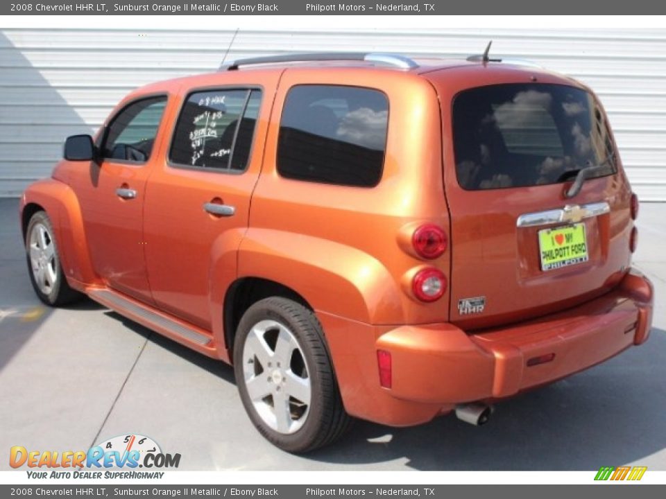 2008 Chevrolet HHR LT Sunburst Orange II Metallic / Ebony Black Photo #8