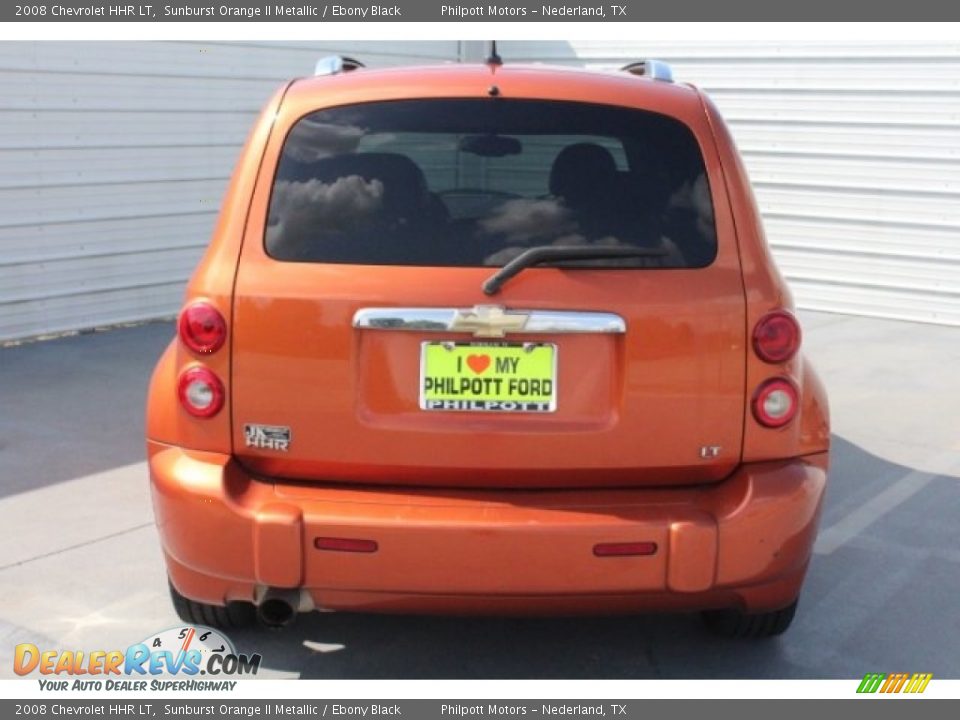 2008 Chevrolet HHR LT Sunburst Orange II Metallic / Ebony Black Photo #9