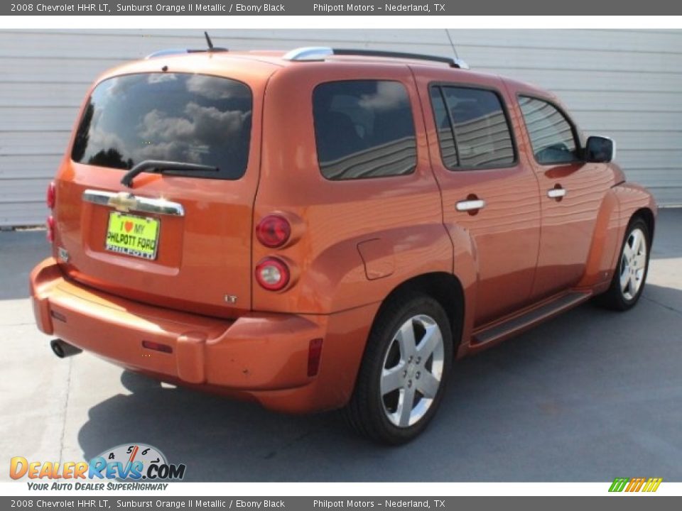 2008 Chevrolet HHR LT Sunburst Orange II Metallic / Ebony Black Photo #10