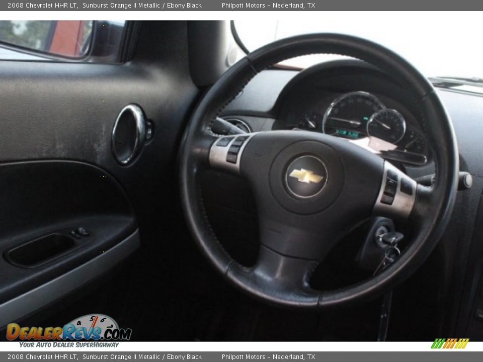 2008 Chevrolet HHR LT Sunburst Orange II Metallic / Ebony Black Photo #25