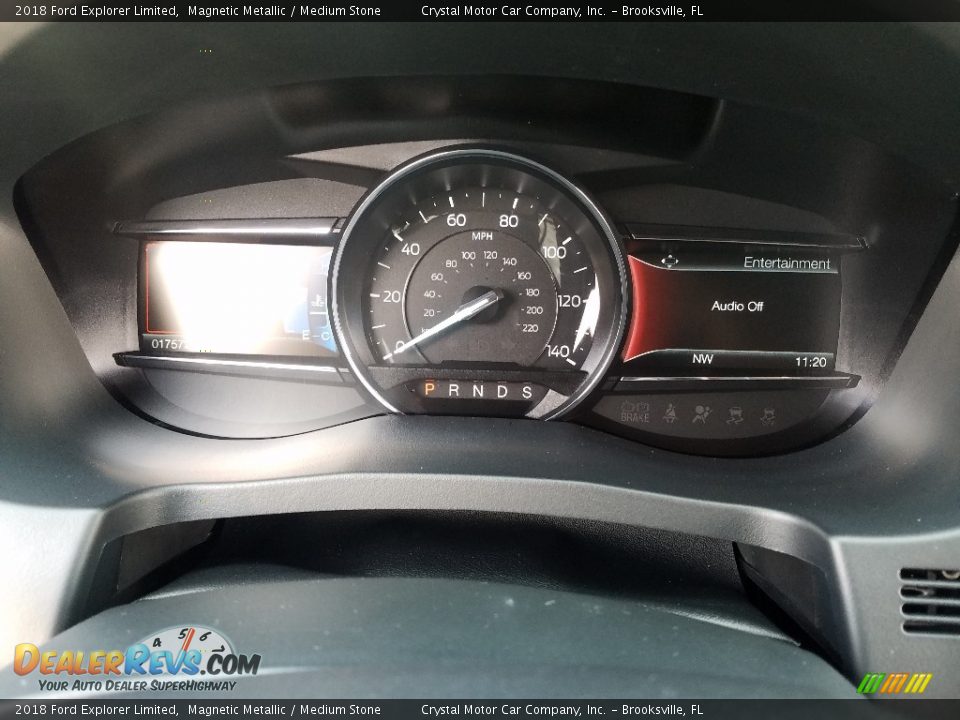 2018 Ford Explorer Limited Magnetic Metallic / Medium Stone Photo #14