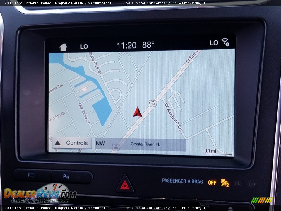 2018 Ford Explorer Limited Magnetic Metallic / Medium Stone Photo #15