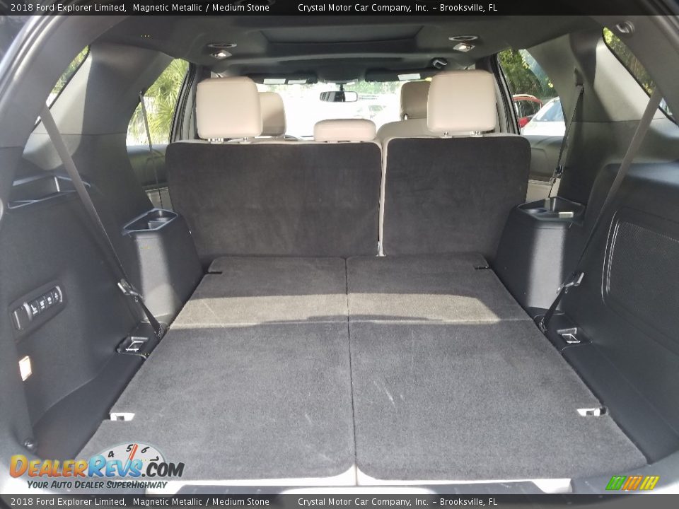 2018 Ford Explorer Limited Magnetic Metallic / Medium Stone Photo #19