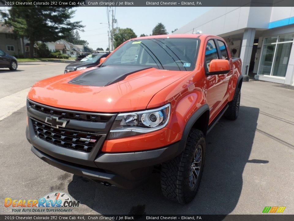 2019 Chevrolet Colorado ZR2 Crew Cab 4x4 Crush (Orange) / Jet Black Photo #4