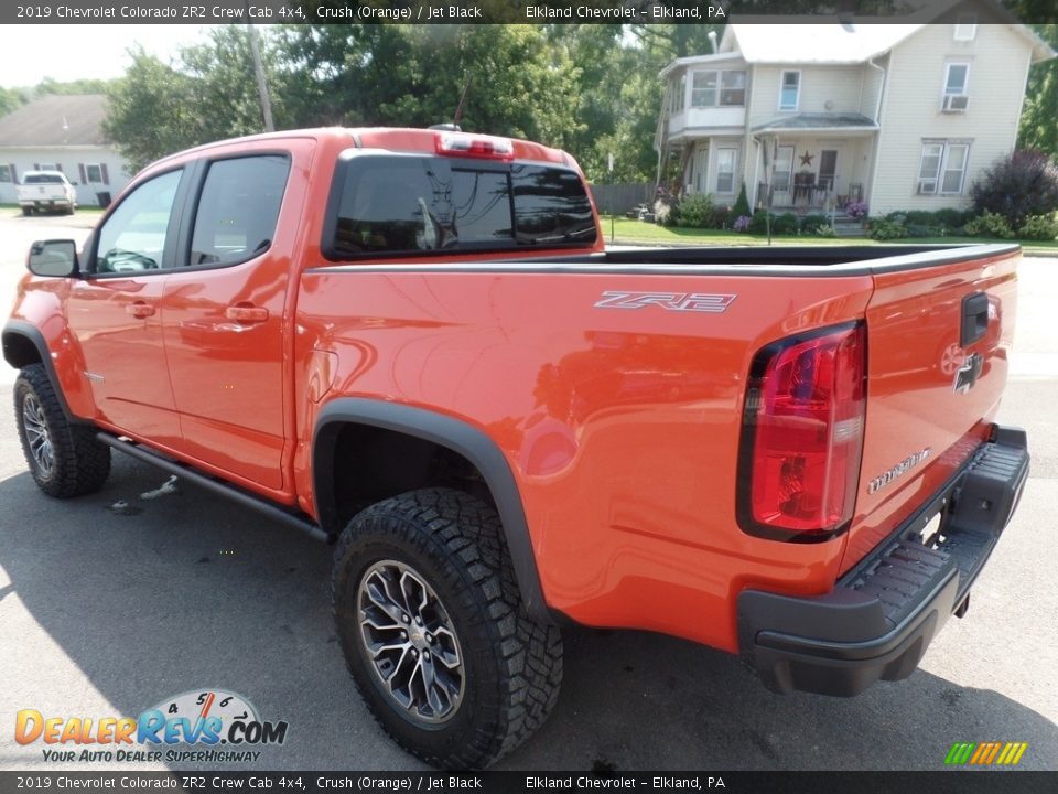 2019 Chevrolet Colorado ZR2 Crew Cab 4x4 Crush (Orange) / Jet Black Photo #7