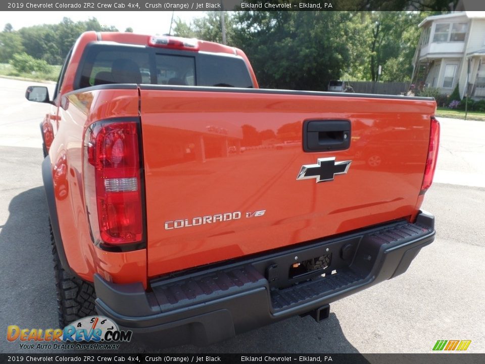 2019 Chevrolet Colorado ZR2 Crew Cab 4x4 Crush (Orange) / Jet Black Photo #8