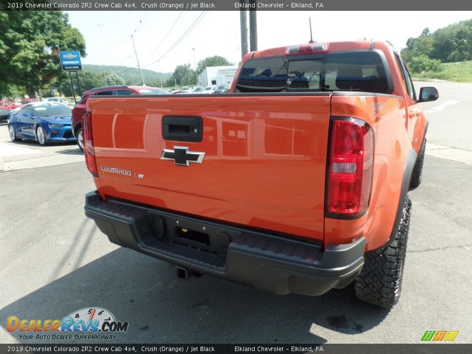 2019 Chevrolet Colorado ZR2 Crew Cab 4x4 Crush (Orange) / Jet Black Photo #9