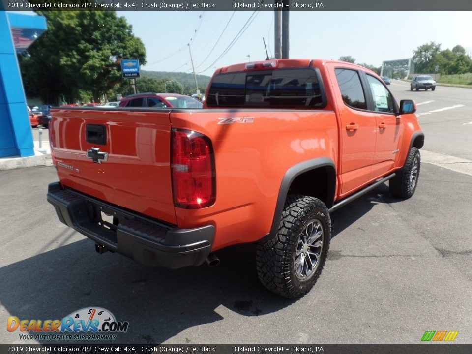 2019 Chevrolet Colorado ZR2 Crew Cab 4x4 Crush (Orange) / Jet Black Photo #10