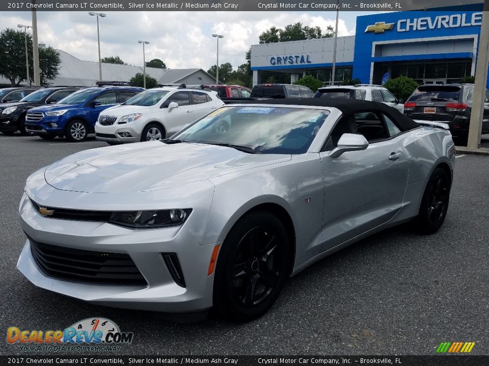 2017 Chevrolet Camaro LT Convertible Silver Ice Metallic / Medium Ash Gray Photo #1