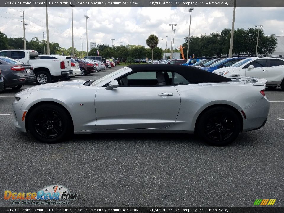 2017 Chevrolet Camaro LT Convertible Silver Ice Metallic / Medium Ash Gray Photo #2