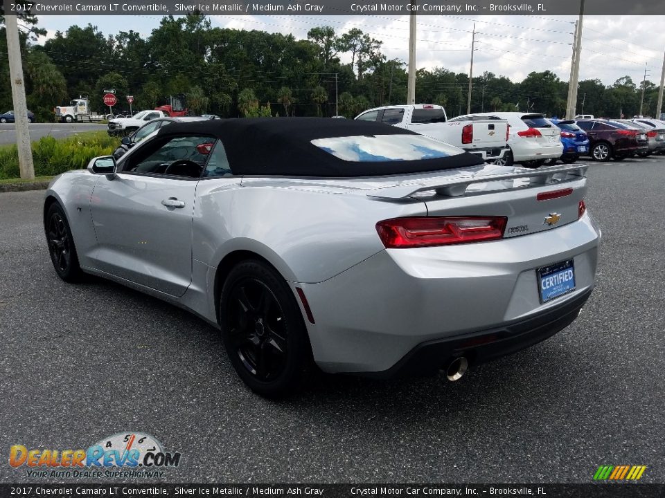 2017 Chevrolet Camaro LT Convertible Silver Ice Metallic / Medium Ash Gray Photo #3