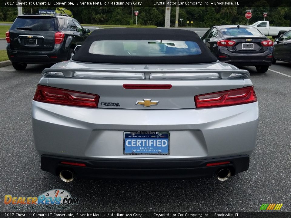 2017 Chevrolet Camaro LT Convertible Silver Ice Metallic / Medium Ash Gray Photo #4