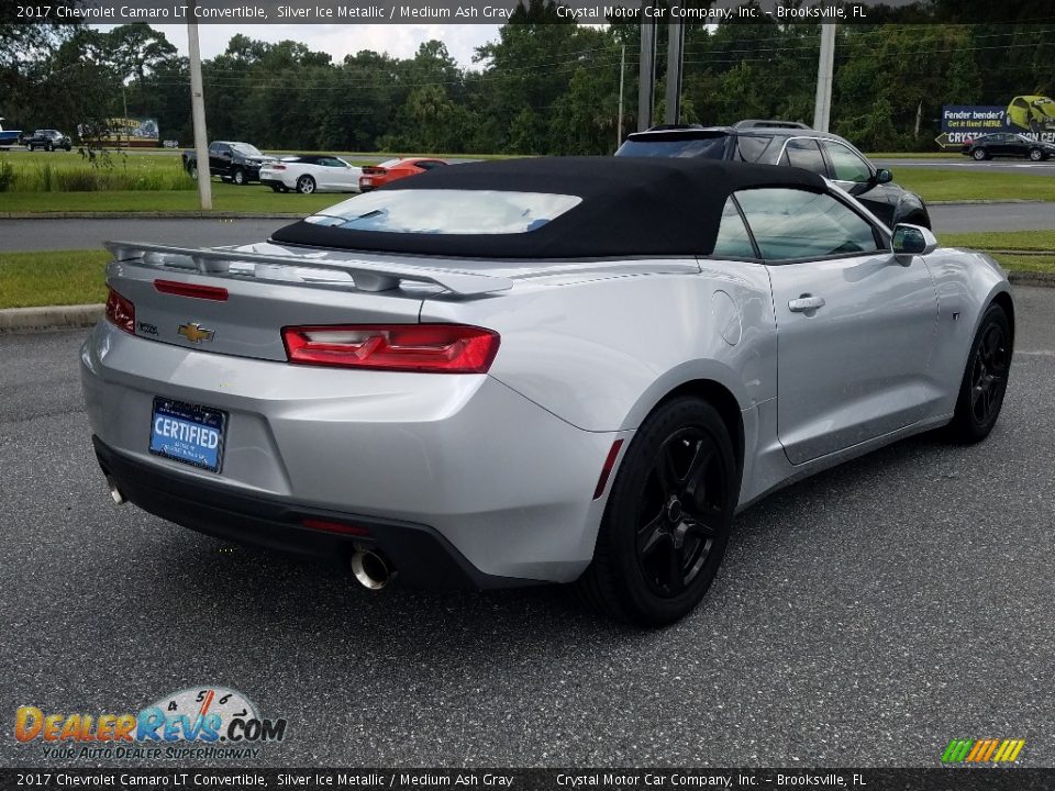 2017 Chevrolet Camaro LT Convertible Silver Ice Metallic / Medium Ash Gray Photo #5