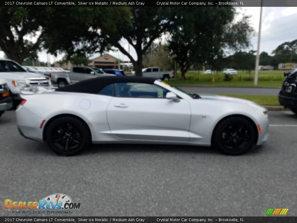 2017 Chevrolet Camaro LT Convertible Silver Ice Metallic / Medium Ash Gray Photo #6