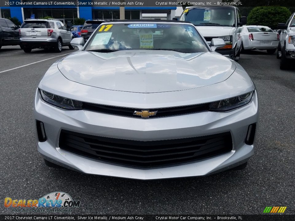 2017 Chevrolet Camaro LT Convertible Silver Ice Metallic / Medium Ash Gray Photo #8