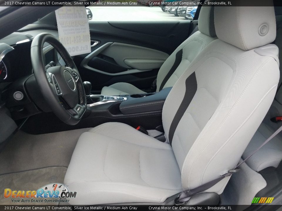 Front Seat of 2017 Chevrolet Camaro LT Convertible Photo #9