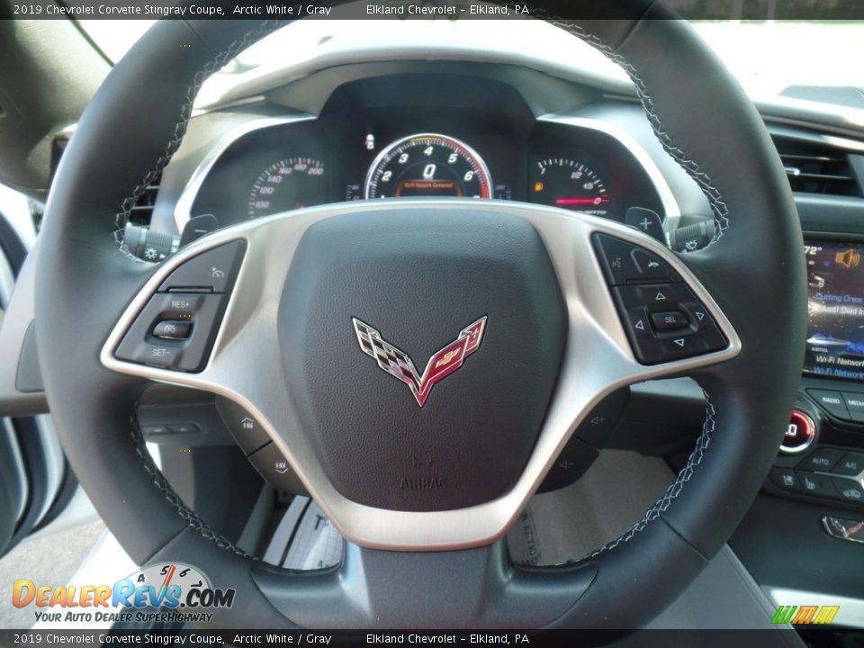 2019 Chevrolet Corvette Stingray Coupe Steering Wheel Photo #22