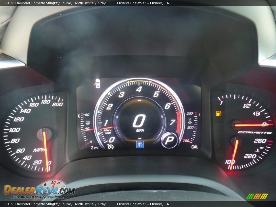 2019 Chevrolet Corvette Stingray Coupe Gauges Photo #26