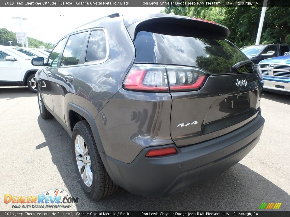 2019 Jeep Cherokee Latitude Plus 4x4 Granite Crystal Metallic / Black Photo #3