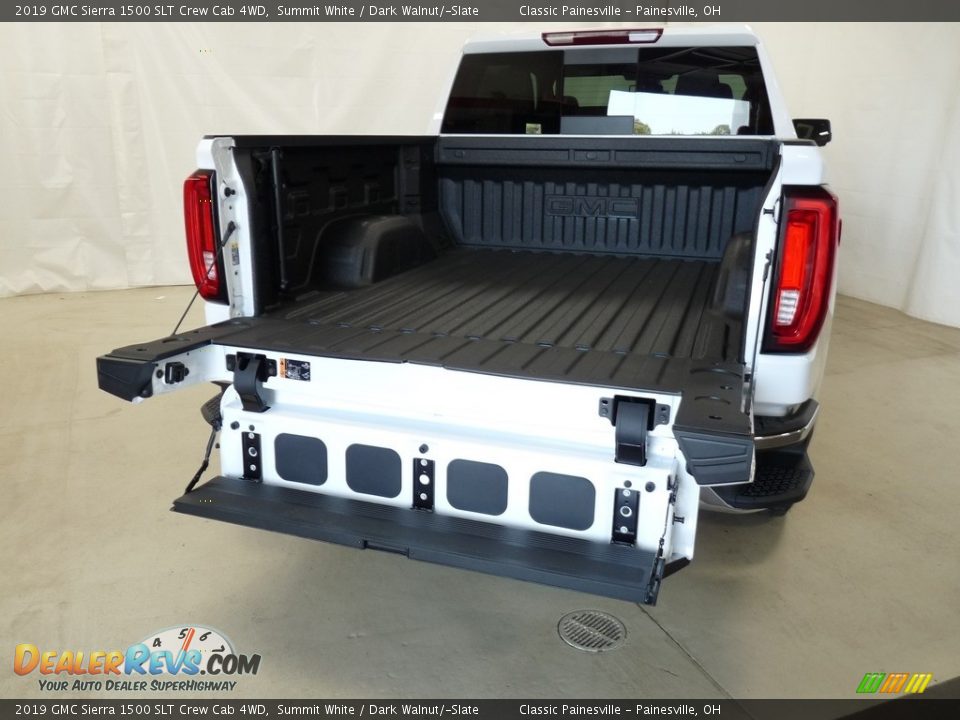 2019 GMC Sierra 1500 SLT Crew Cab 4WD Summit White / Dark Walnut/­Slate Photo #15