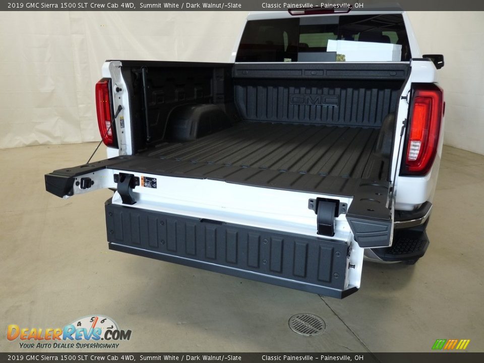 2019 GMC Sierra 1500 SLT Crew Cab 4WD Summit White / Dark Walnut/­Slate Photo #16