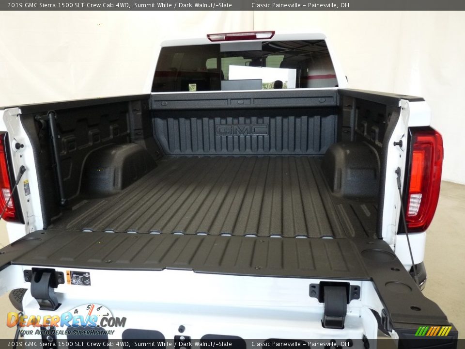 2019 GMC Sierra 1500 SLT Crew Cab 4WD Summit White / Dark Walnut/­Slate Photo #17