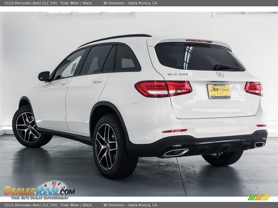 2019 Mercedes-Benz GLC 300 Polar White / Black Photo #2