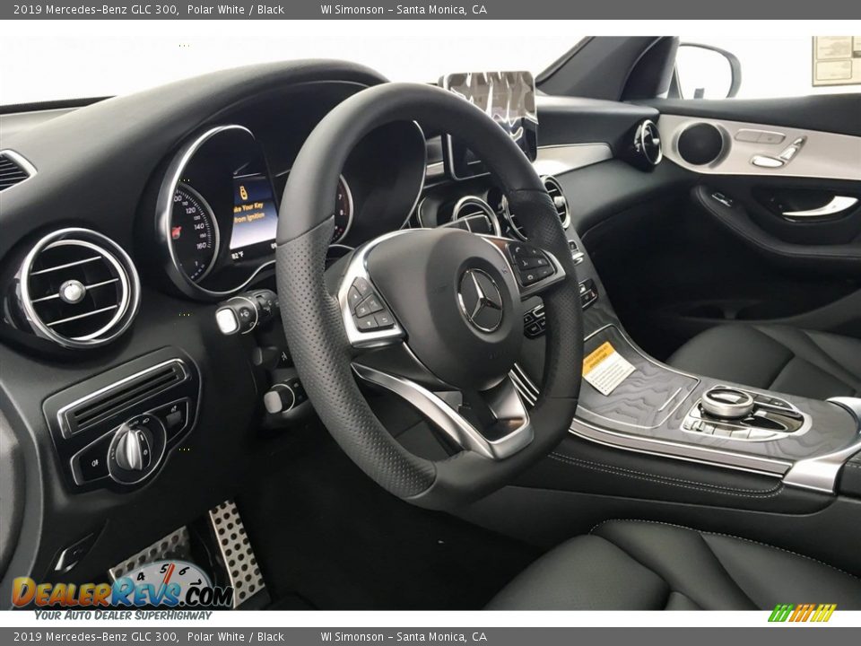 2019 Mercedes-Benz GLC 300 Polar White / Black Photo #4
