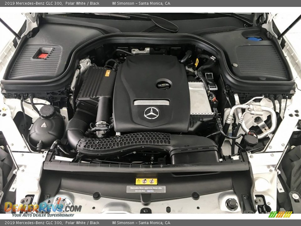 2019 Mercedes-Benz GLC 300 Polar White / Black Photo #8