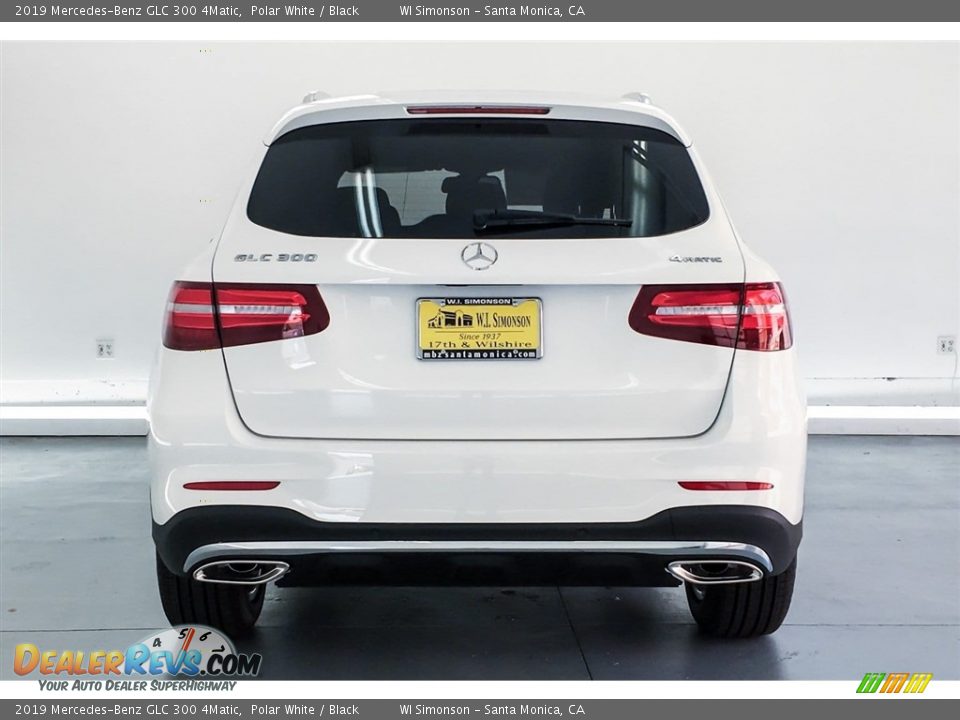 2019 Mercedes-Benz GLC 300 4Matic Polar White / Black Photo #3