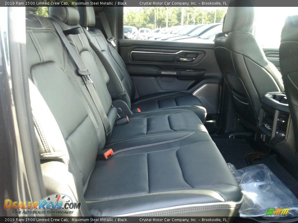 Rear Seat of 2019 Ram 1500 Limited Crew Cab Photo #11