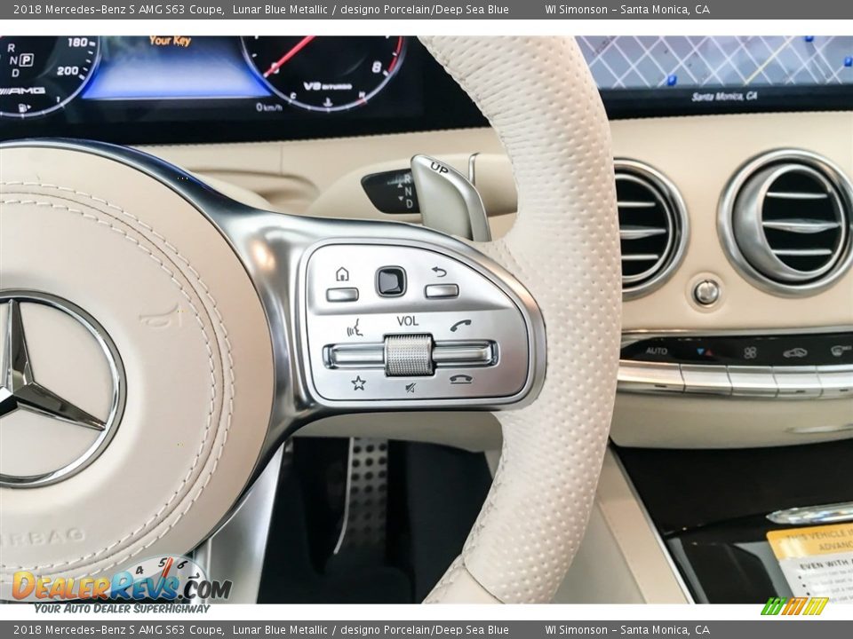2018 Mercedes-Benz S AMG S63 Coupe Steering Wheel Photo #20