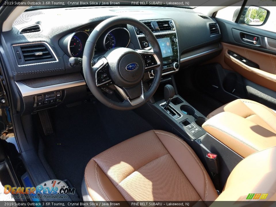 Java Brown Interior - 2019 Subaru Outback 3.6R Touring Photo #7