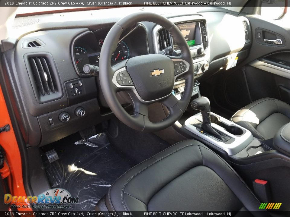 Jet Black Interior - 2019 Chevrolet Colorado ZR2 Crew Cab 4x4 Photo #7