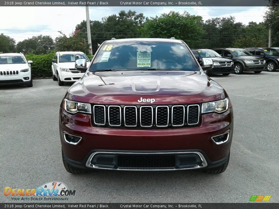 2018 Jeep Grand Cherokee Limited Velvet Red Pearl / Black Photo #8