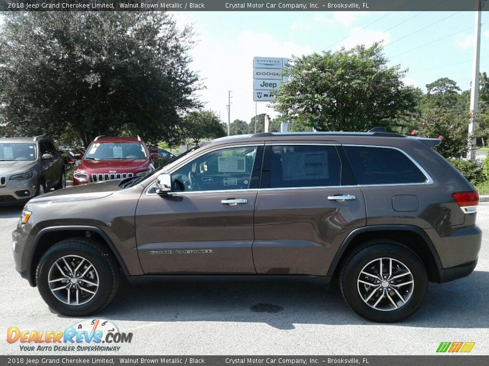 2018 Jeep Grand Cherokee Limited Walnut Brown Metallic / Black Photo #2