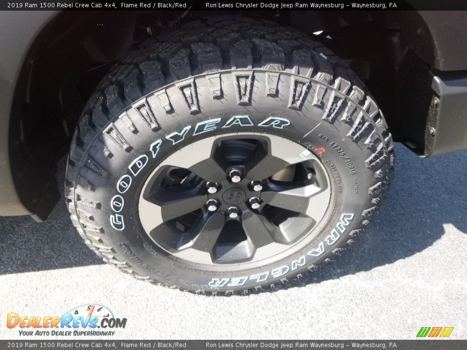 2019 Ram 1500 Rebel Crew Cab 4x4 Flame Red / Black/Red Photo #9