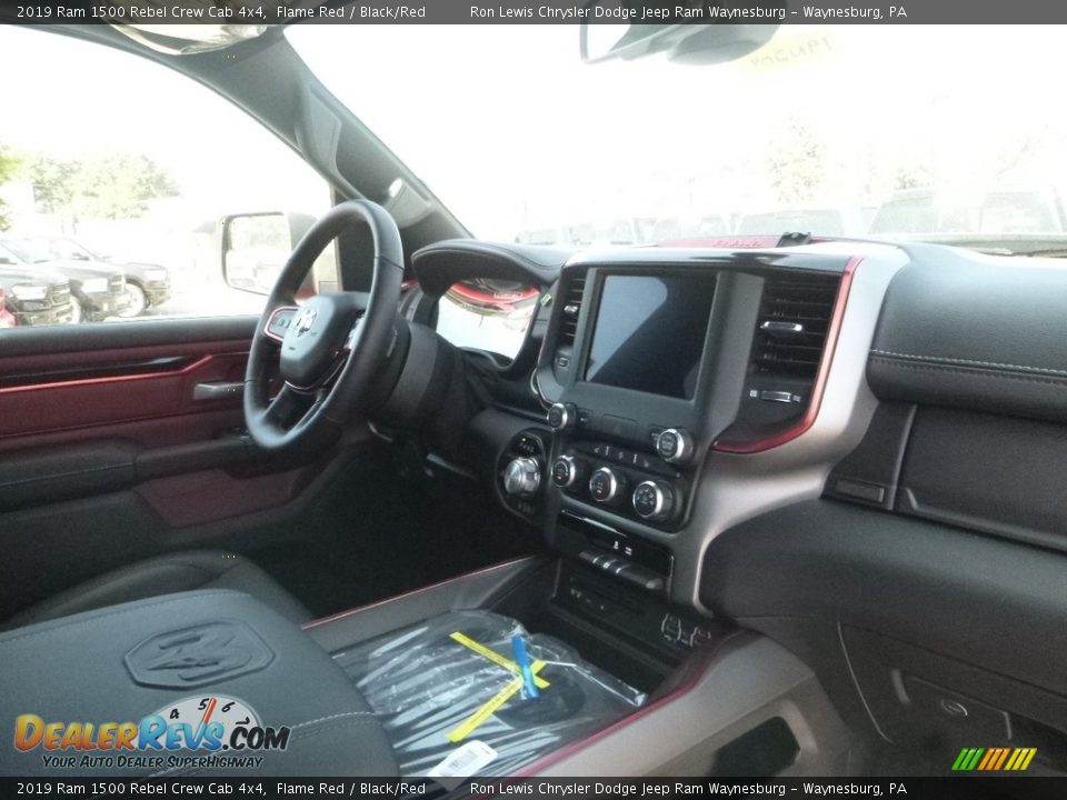 2019 Ram 1500 Rebel Crew Cab 4x4 Flame Red / Black/Red Photo #11