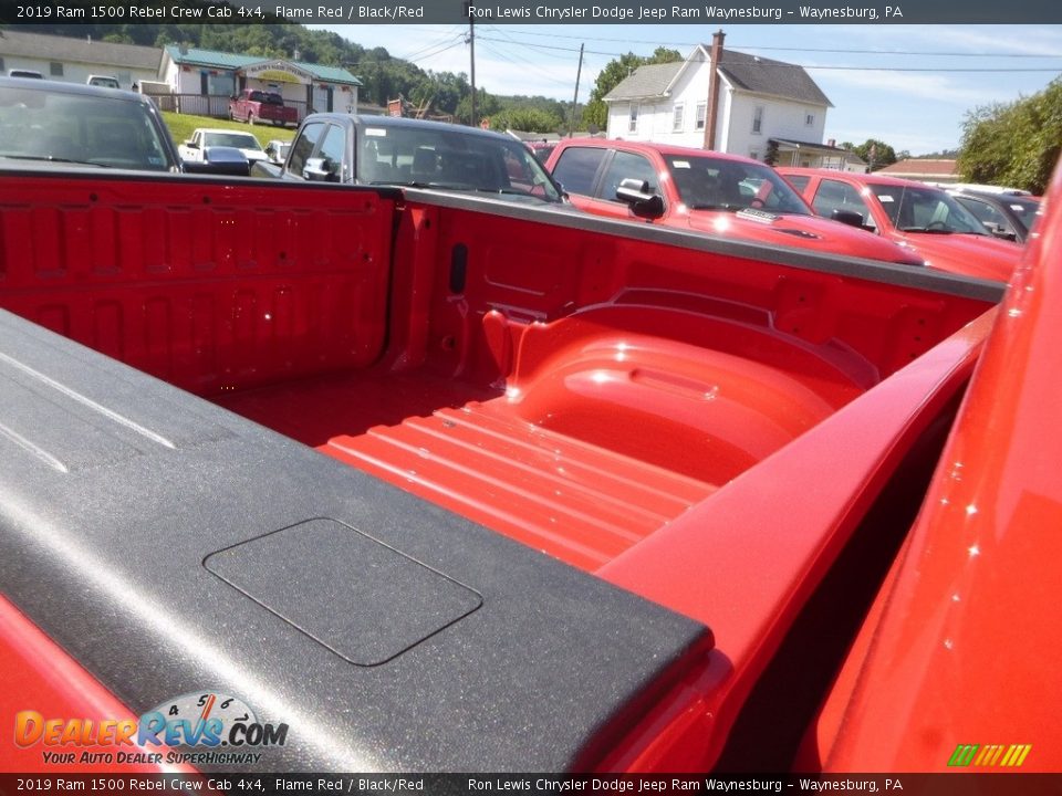 2019 Ram 1500 Rebel Crew Cab 4x4 Flame Red / Black/Red Photo #13