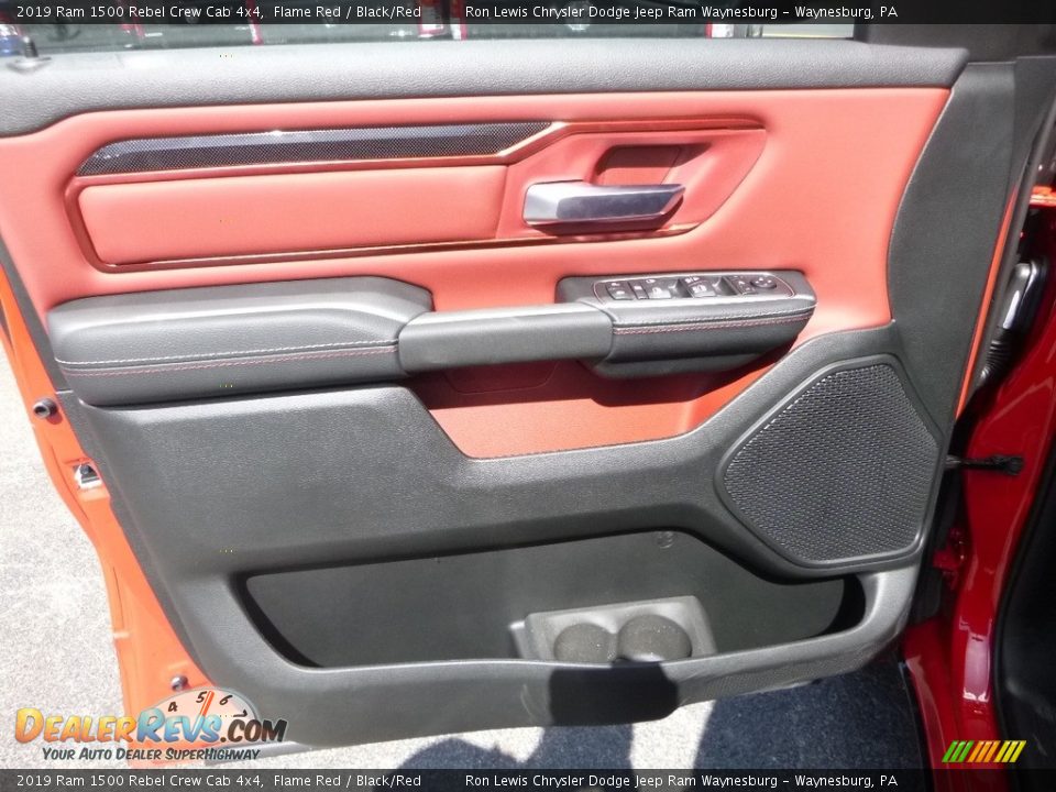 2019 Ram 1500 Rebel Crew Cab 4x4 Flame Red / Black/Red Photo #14