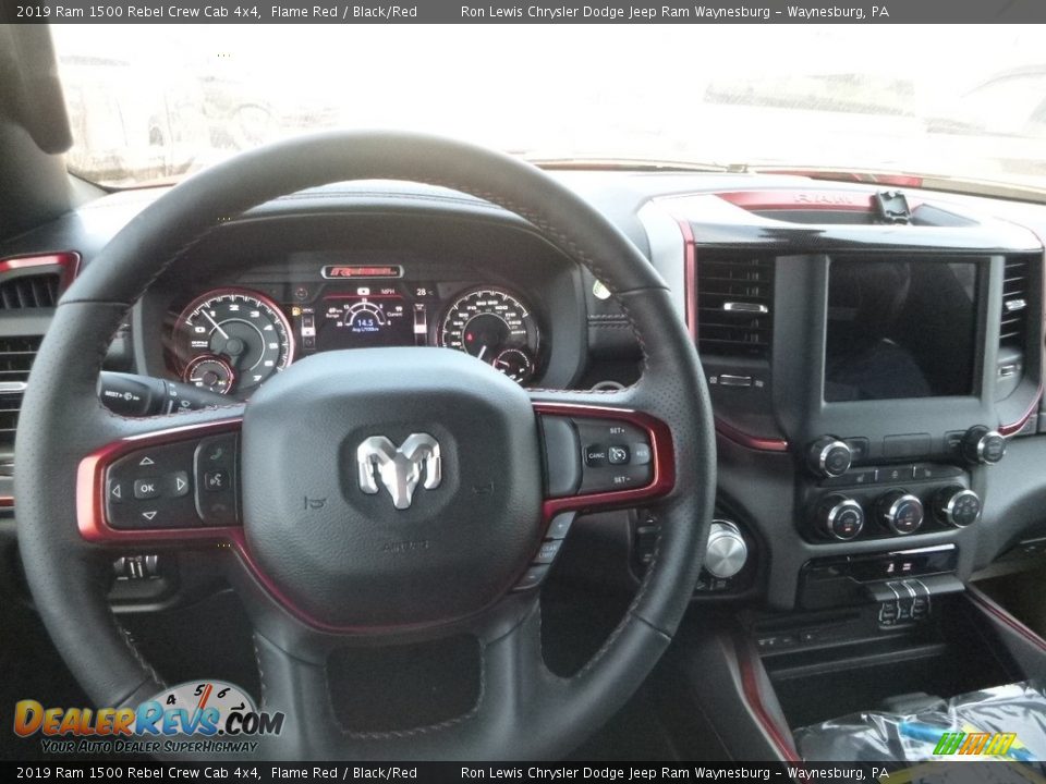 2019 Ram 1500 Rebel Crew Cab 4x4 Flame Red / Black/Red Photo #20