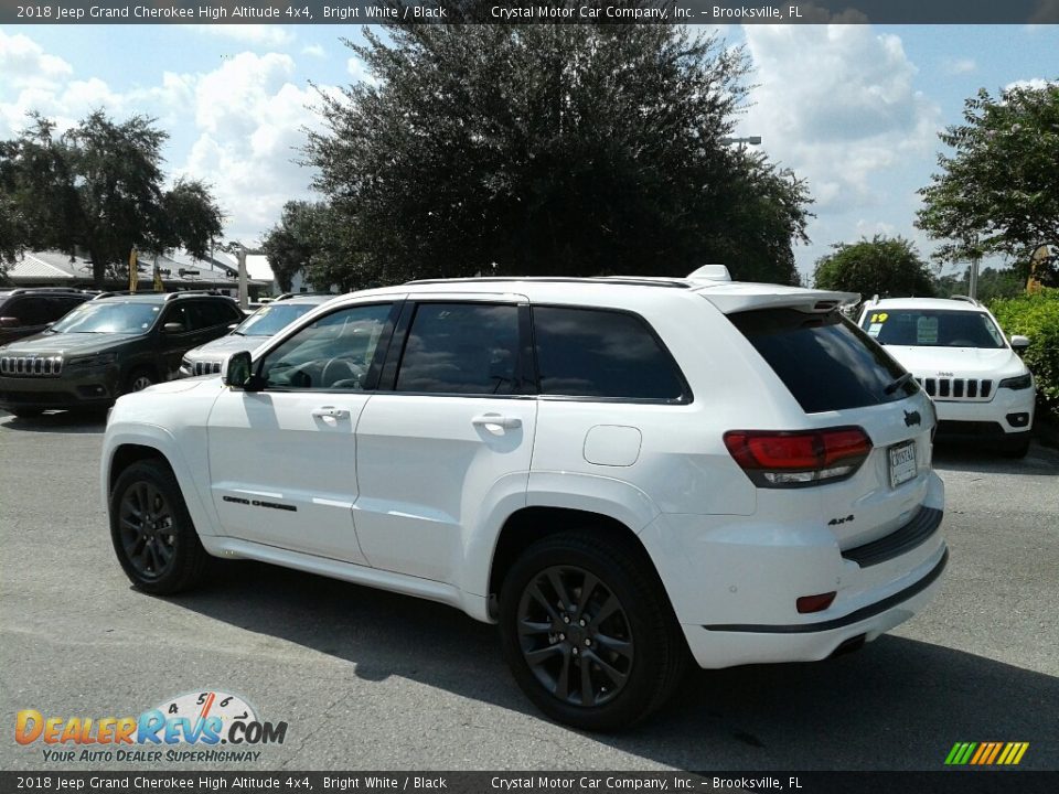 2018 Jeep Grand Cherokee High Altitude 4x4 Bright White / Black Photo #3