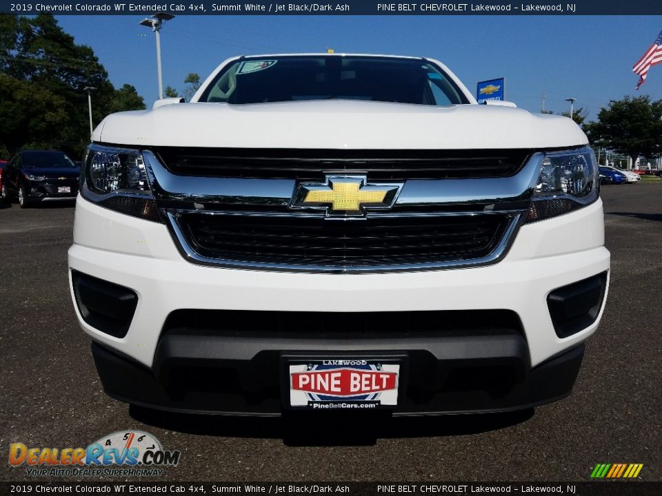 2019 Chevrolet Colorado WT Extended Cab 4x4 Summit White / Jet Black/Dark Ash Photo #2