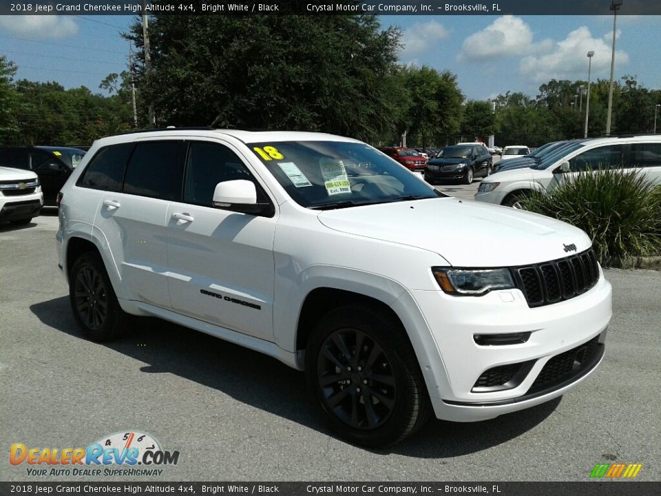 2018 Jeep Grand Cherokee High Altitude 4x4 Bright White / Black Photo #7